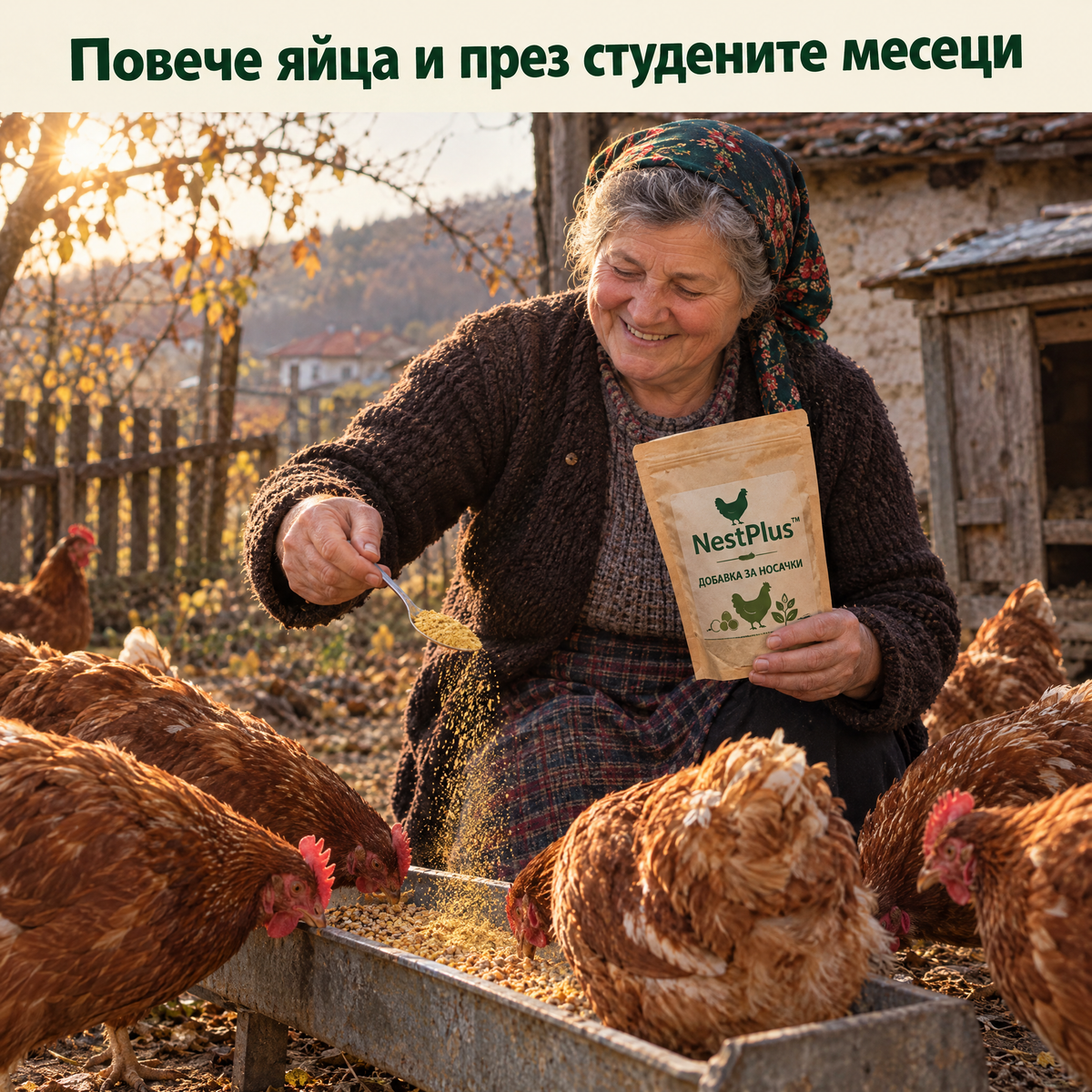 Повече яйца и през студените месеци