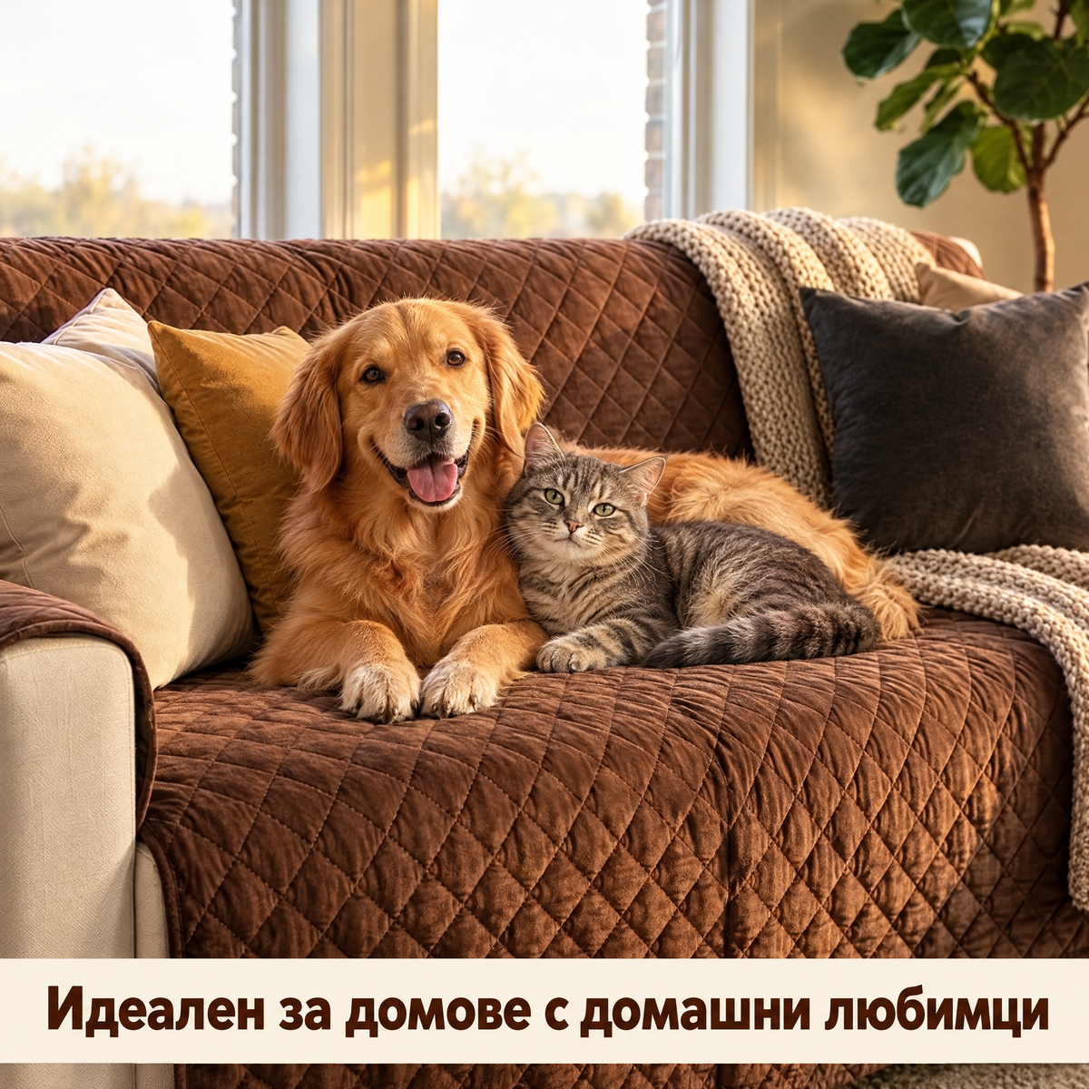 Идеален за домове с домашни любимци