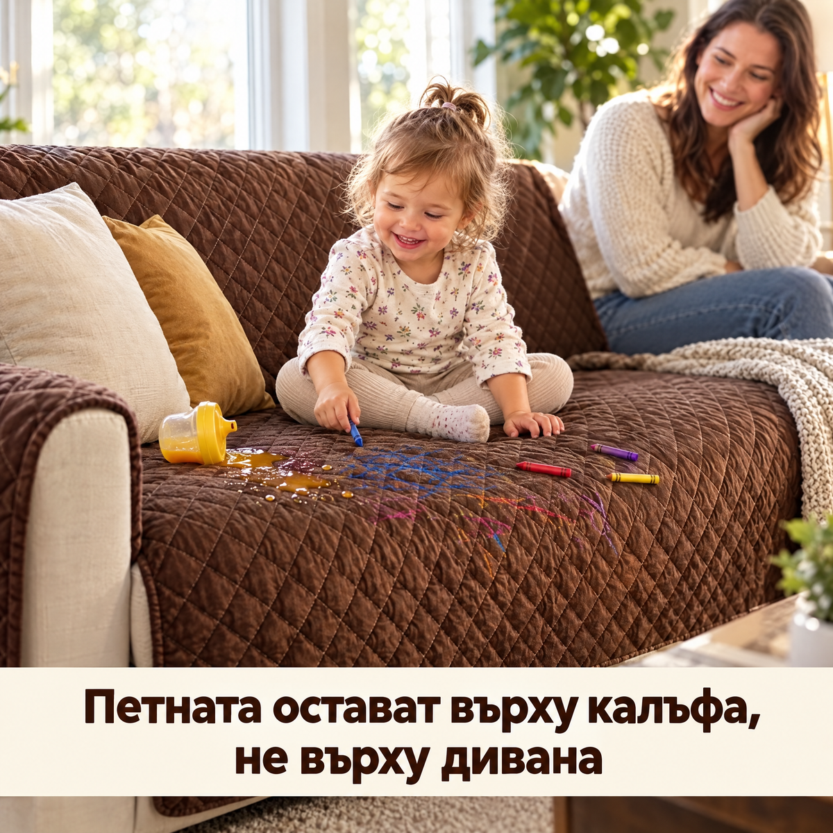 Петната остават върху калъфа